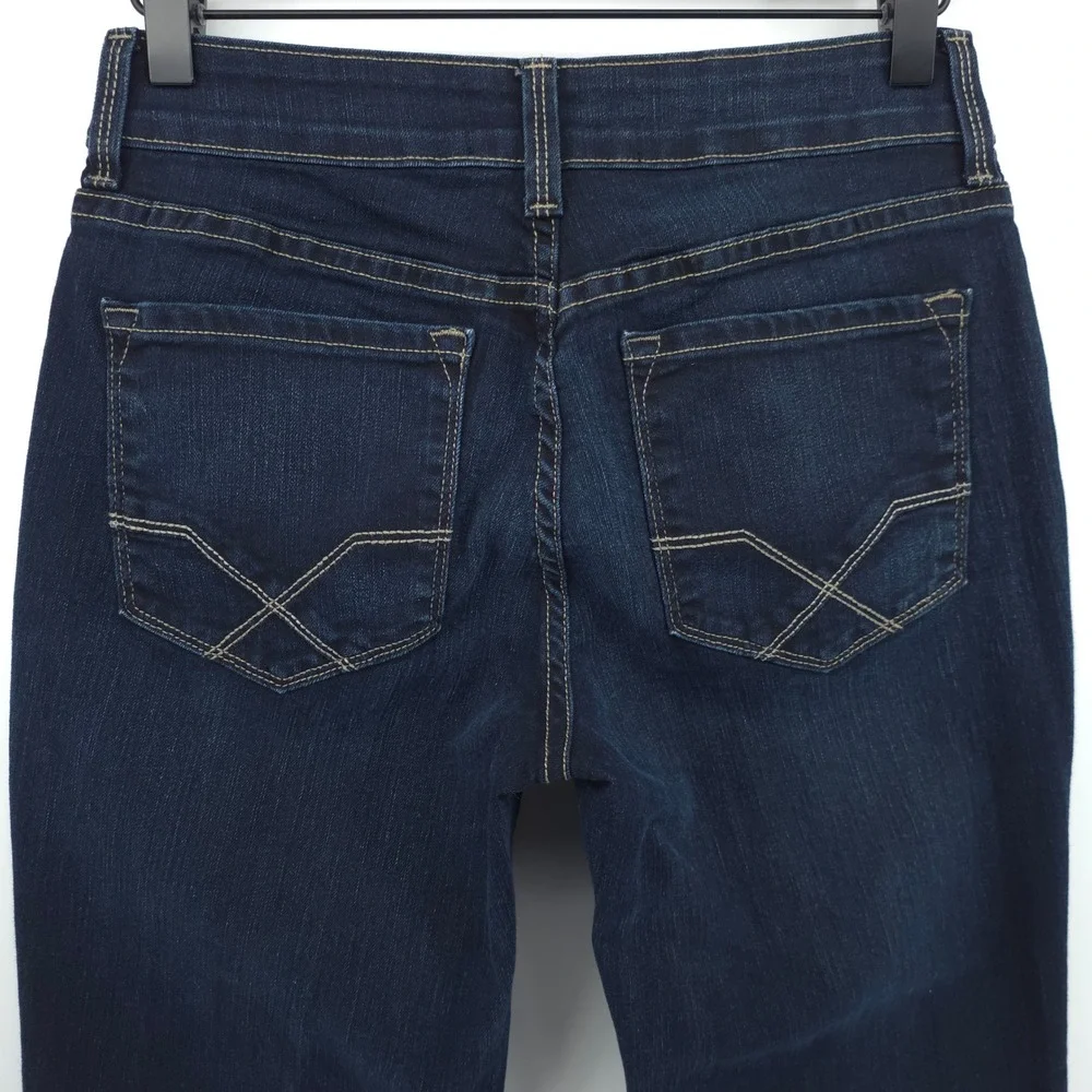 NYDJ‎ Women Jeans Bootcut Size 2 Dark Blue Lift Tuck Denim